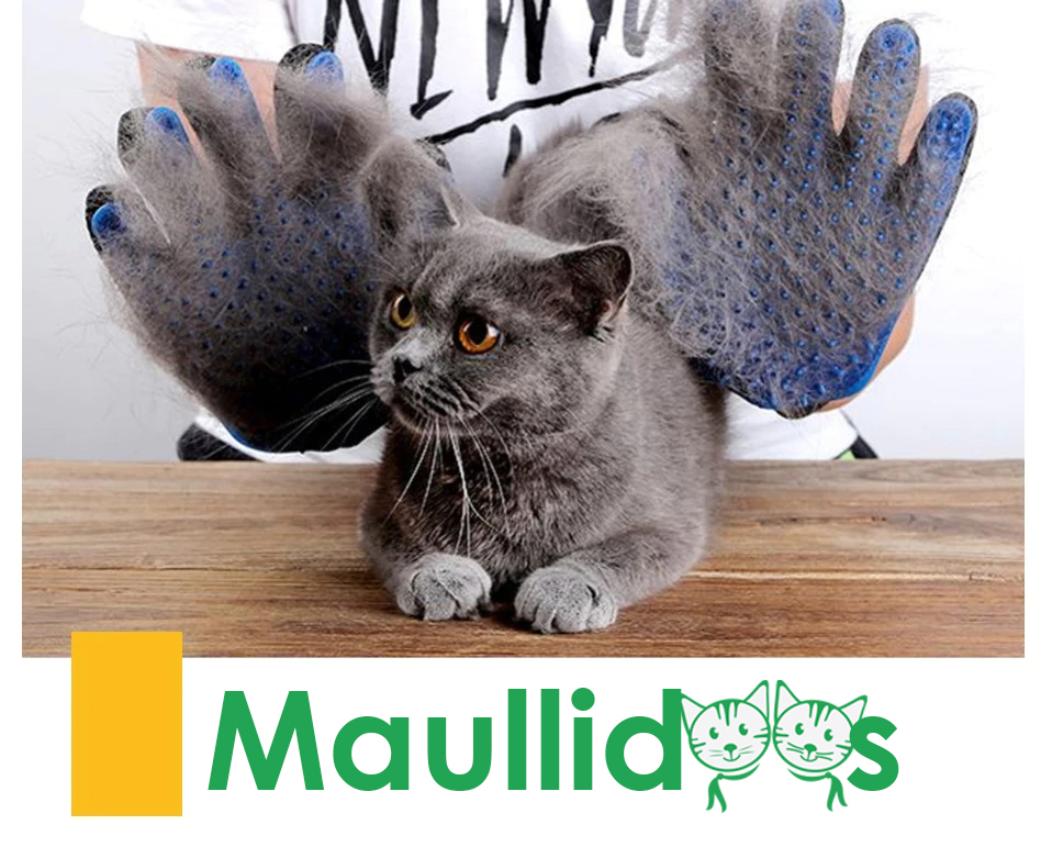 guantes atrapa pelo gatos